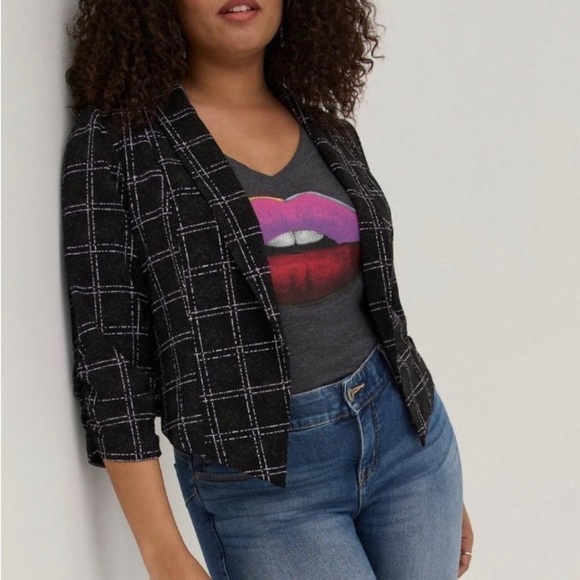 Torrid Open Front Blazer Jacket 4X - Picture 1 of 13